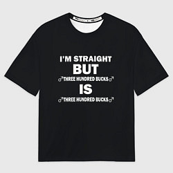 Футболка оверсайз мужская IM STRAIGHT, цвет: 3D-принт