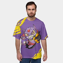Футболка оверсайз мужская Лион Dota 2, цвет: 3D-принт — фото 2
