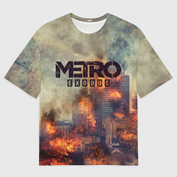 Мужская футболка оверсайз Metro Exodus