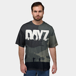 Футболка оверсайз мужская DayZ Headshot, цвет: 3D-принт — фото 2