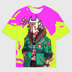 Мужская футболка оверсайз Джагер Dota 2