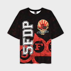 Футболка оверсайз мужская Five Finger Death Punch 1, цвет: 3D-принт