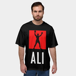 Футболка оверсайз мужская Muhammad Ali, цвет: 3D-принт — фото 2