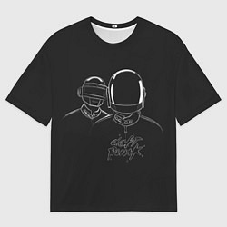 Мужская футболка оверсайз Daft Punk