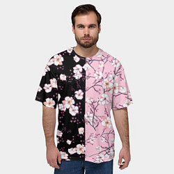 Футболка оверсайз мужская САКУРА SAKURA ВИШНЯ, цвет: 3D-принт — фото 2