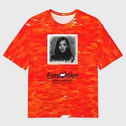 Мужская футболка оверсайз Евровидение 2021 $