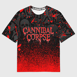 Футболка оверсайз мужская CANNIBAL CORPSE, цвет: 3D-принт