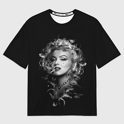 Футболка оверсайз мужская МЭРИЛИН, цвет: 3D-принт