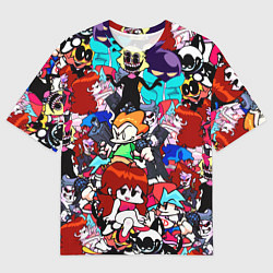 Футболка оверсайз мужская FRIDAY NIGHT FUNKIN, цвет: 3D-принт