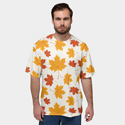 Футболка оверсайз мужская Осень Autumn, цвет: 3D-принт — фото 2