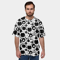 Футболка оверсайз мужская Мультяшки, цвет: 3D-принт — фото 2