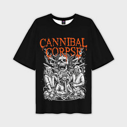 Мужская футболка оверсайз Cannibal Corpse