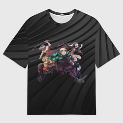 Футболка оверсайз мужская Клинок, Рассекающий Демонов, цвет: 3D-принт