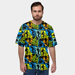 Футболка оверсайз мужская Extreme, цвет: 3D-принт — фото 2