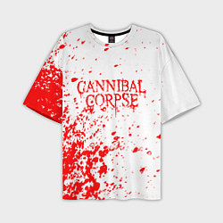 Мужская футболка оверсайз Cannibal corpse