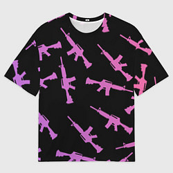 Мужская футболка оверсайз М4А1