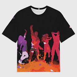 Мужская футболка оверсайз Танцы