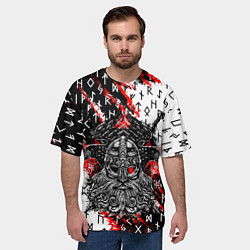 Футболка оверсайз мужская БОГ ОДИН, цвет: 3D-принт — фото 2