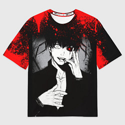 Футболка оверсайз мужская ТОКИЙСКИЙ ГУЛЬ TOKYO GHOUL, цвет: 3D-принт