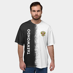 Футболка оверсайз мужская Тхэквондо Taekwondo, цвет: 3D-принт — фото 2