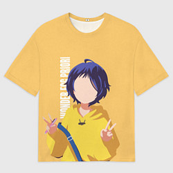 Мужская футболка оверсайз Приоритет чудо-яйца