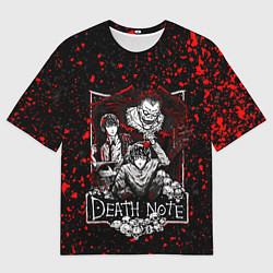 Мужская футболка оверсайз ТЕТРАДЬ СМЕРТИ