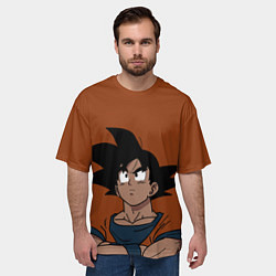 Футболка оверсайз мужская DRAGON BALL ДРАГОН БОЛЛ, цвет: 3D-принт — фото 2