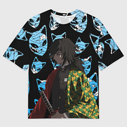 Футболка оверсайз мужская ГИО ТОМИОКА КЛИНОК, цвет: 3D-принт