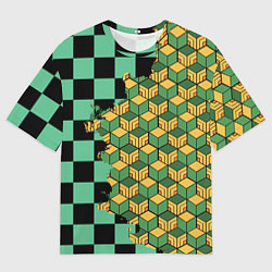 Футболка оверсайз мужская ТАНДЖИРО И ТОМИОКА, цвет: 3D-принт