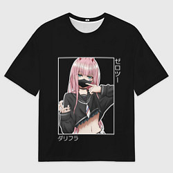 Футболка оверсайз мужская Zero Two, цвет: 3D-принт