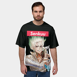 Футболка оверсайз мужская Senkuu, цвет: 3D-принт — фото 2