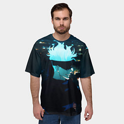 Футболка оверсайз мужская Магическая битва, цвет: 3D-принт — фото 2