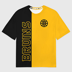 Футболка оверсайз мужская NHL BOSTON BRUINS, цвет: 3D-принт