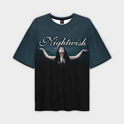 Футболка оверсайз мужская Nightwish with Tarja, цвет: 3D-принт