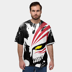 Футболка оверсайз мужская БЛИЧ МАСКА ИЧИГО ПУСТОГО, цвет: 3D-принт — фото 2