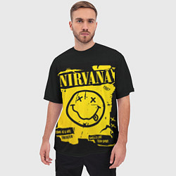 Футболка оверсайз мужская Nirvana 1987, цвет: 3D-принт — фото 2