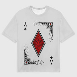 Мужская футболка оверсайз Туз Бубен