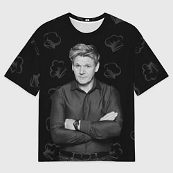 Мужская футболка оверсайз ГОРДОН РАМЗИ Gordon Ramsay