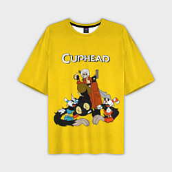 Мужская футболка оверсайз Cuphead x DMC