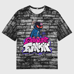 Мужская футболка оверсайз Friday Night Funkin Bomb man B