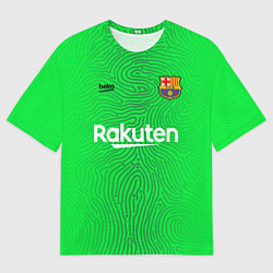 Мужская футболка оверсайз FC Barcelona Goalkeeper 202122