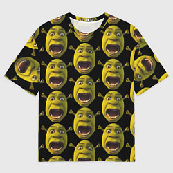 Футболка оверсайз мужская Шрек навсегда, цвет: 3D-принт