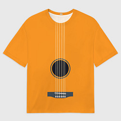 Футболка оверсайз мужская ГИТАРА, цвет: 3D-принт