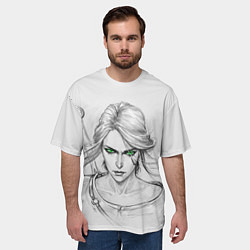 Футболка оверсайз мужская Цири, цвет: 3D-принт — фото 2