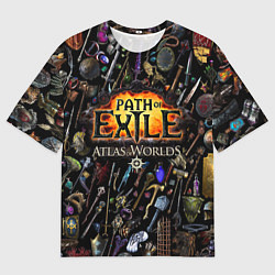 Футболка оверсайз мужская Path of Exile, цвет: 3D-принт