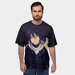 Футболка оверсайз мужская Ято Бездомный бог, цвет: 3D-принт — фото 2