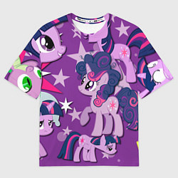 Футболка оверсайз мужская Twilight Sparkle, цвет: 3D-принт