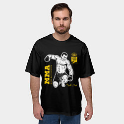 Футболка оверсайз мужская ММА, цвет: 3D-принт — фото 2