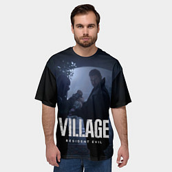 Футболка оверсайз мужская RESIDENT EVIL VILLAGE, цвет: 3D-принт — фото 2