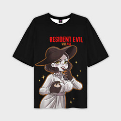 Мужская футболка оверсайз Resident Evil Димитреску
